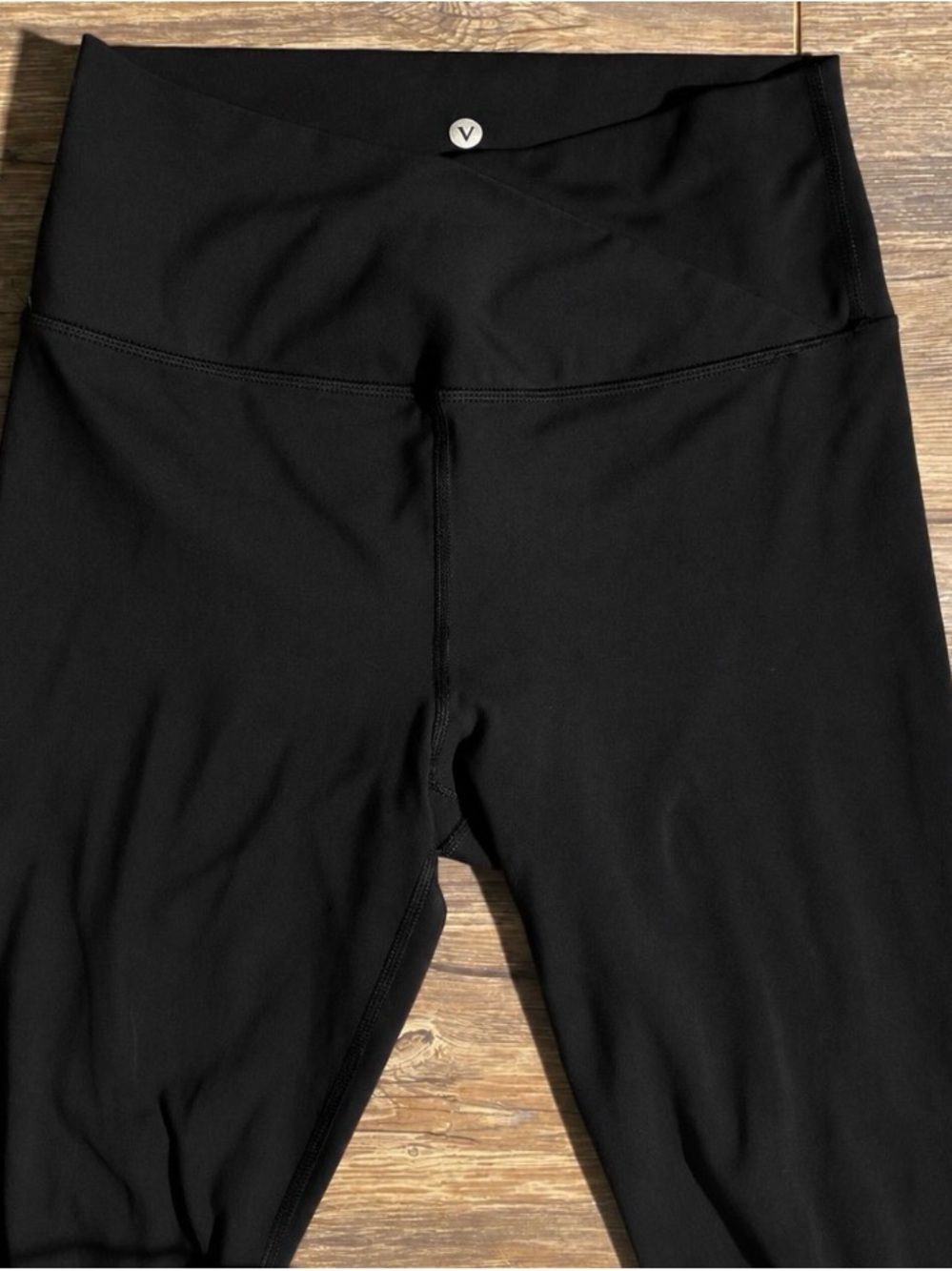 Velocity Black High-Rise Leggings